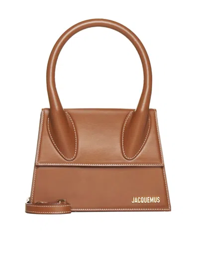 Shop Jacquemus Le Grand Chiquito Bag In Light Brown