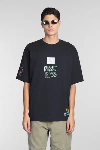 Shop Acne Studios T-shirt In Black Cotton