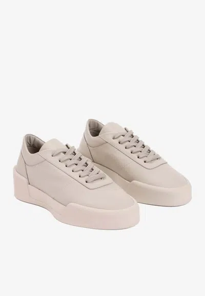Shop Fear Of God Aerobic Low-top Sneakers In Taupe