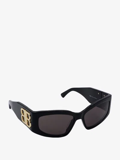 Shop Balenciaga Woman Bossy Cat Woman Black Sunglasses