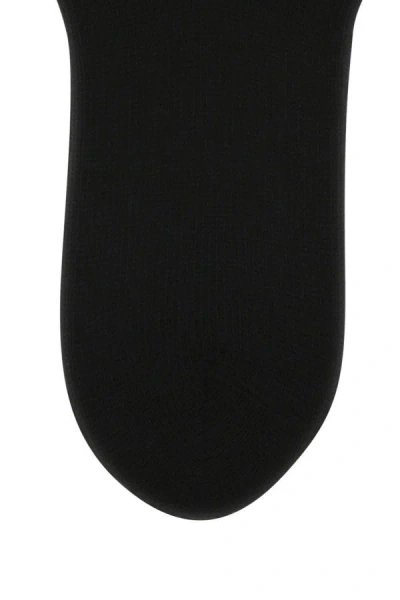 Shop Prada Man Black Virgin Wool Blend Socks