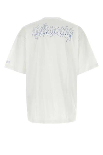 Shop Vetements Unisex White Cotton Oversize T-shirt