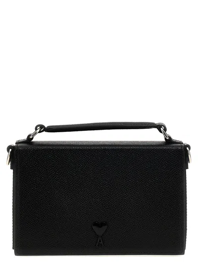 Shop Ami Alexandre Mattiussi Ami Paris 'adc Lunch Box' Handbag In Black