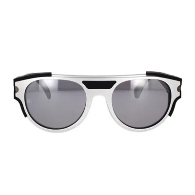 Shop 23° Eyewear Sunglasses In Silver