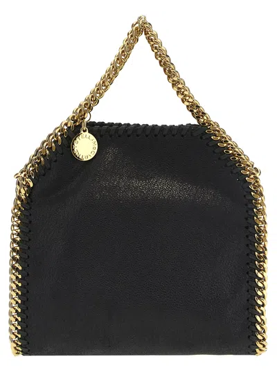Shop Stella Mccartney Falabella Tiny Tote Bag In Black