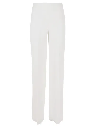 Shop Stella Mccartney Pants In White Viscose In Cream