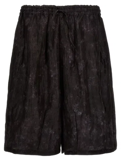 Shop Needles 'h.d.p.' Bermuda Shorts In Black