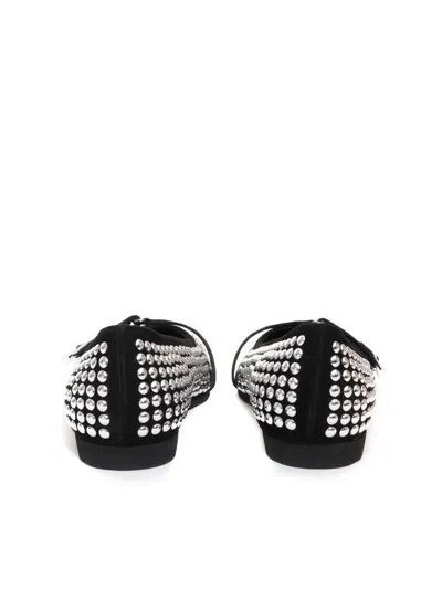 Premiata Pointed Ballerina With Studs In Black