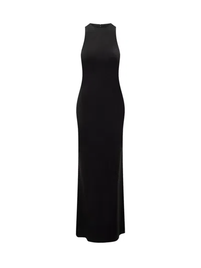 Shop Ami Alexandre Mattiussi Bias Cut Dress In Black