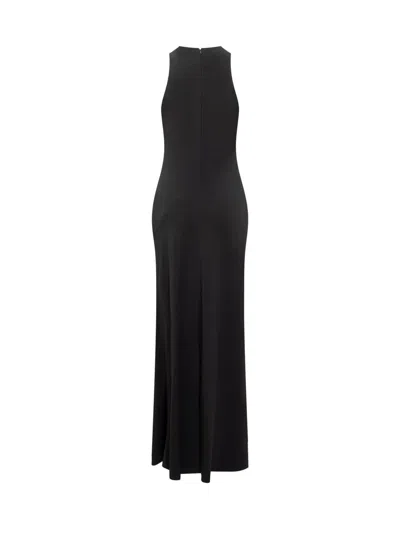 Shop Ami Alexandre Mattiussi Bias Cut Dress In Black