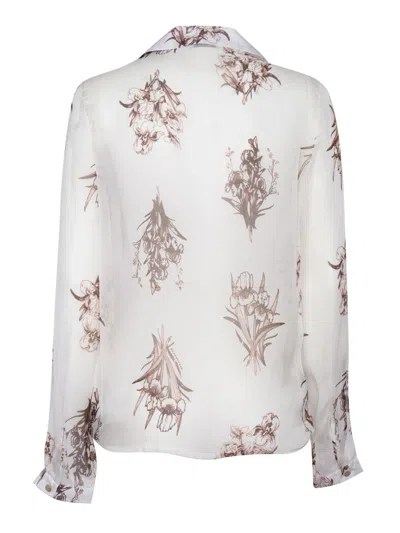 Ballantyne Printed Silk Shirt In Red