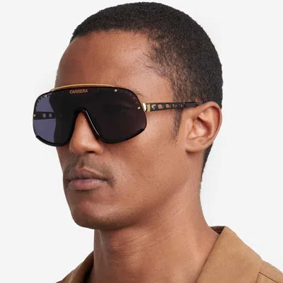 Shop Carrera Sunglasses In Gold