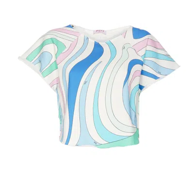 Shop Pucci Emilio  T-shirts And Polos In Multicolour