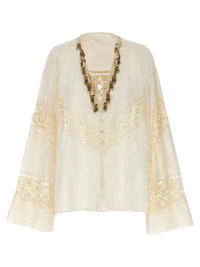 Fortela Beige Cleide Shirt In Beige