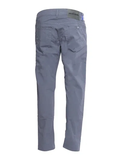 Jacob Cohen 5 Pockets Denim Pants In Gray