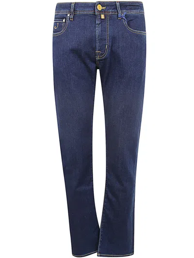 Shop Jacob Cohen Bard Fast Slim Fit Five Pockets Denim Clothing In Blue