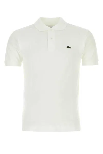 Shop Lacoste Polo In White
