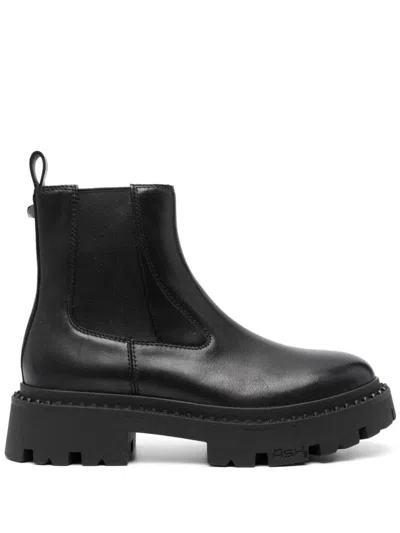 Shop Ash Genesisstud01 Beatles Boots Shoes In Black