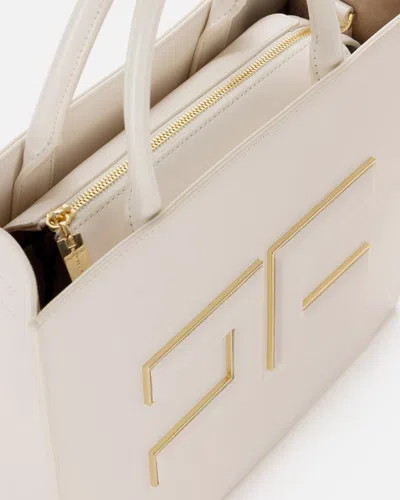 Shop Elisabetta Franchi Handbag In White