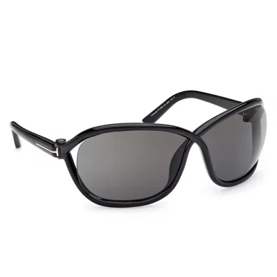 Tom Ford Butterfly Frame Sunglasses In Black