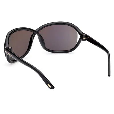 Tom Ford Butterfly Frame Sunglasses In Black