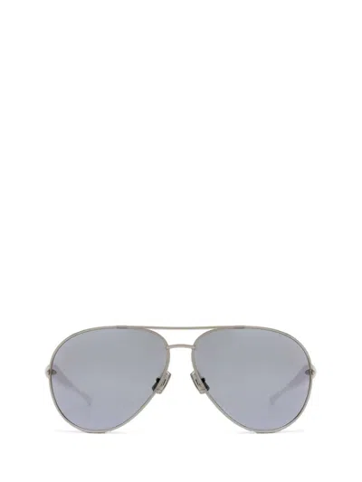 Shop Bottega Veneta Sunglasses In Silver