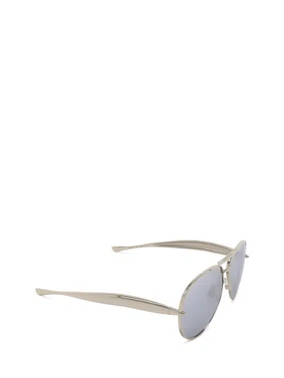 Shop Bottega Veneta Sunglasses In Silver