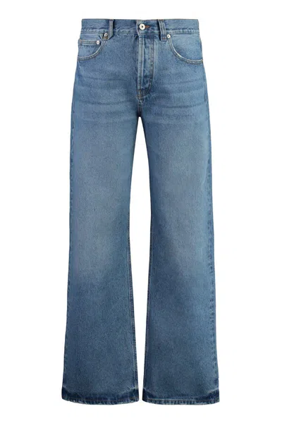 Shop Jacquemus Nîmes 5-pocket Straight-leg Jeans In Denim
