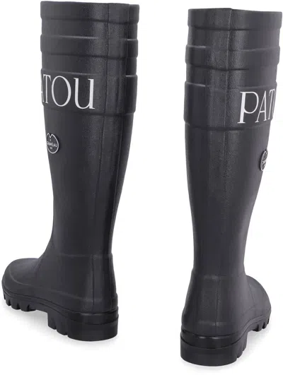 Shop Patou X Le Chameau - Rubber Boots In Black