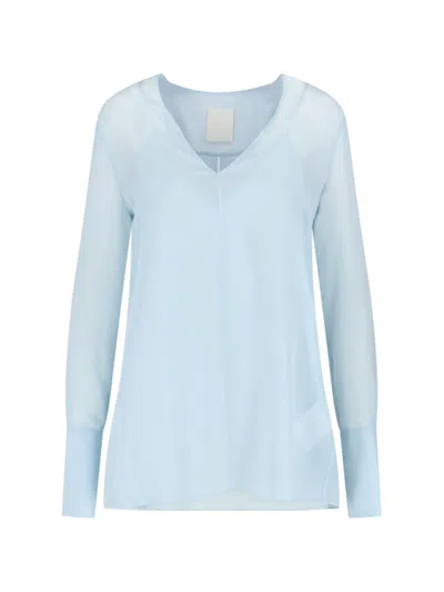 Shop Givenchy Top In Blue