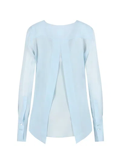 Shop Givenchy Top In Blue
