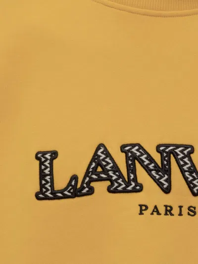 Shop Lanvin Curb Sweatshirt In Yellow