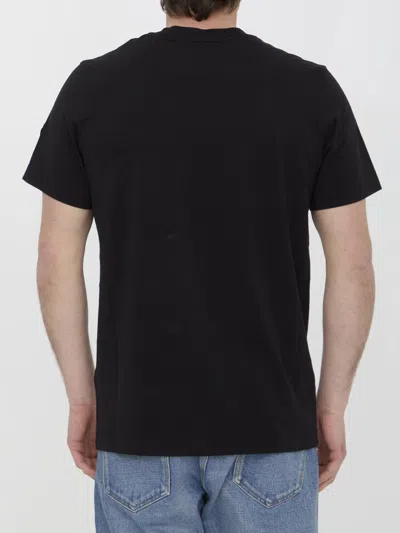 Shop Moncler Logo T-shirt In Black