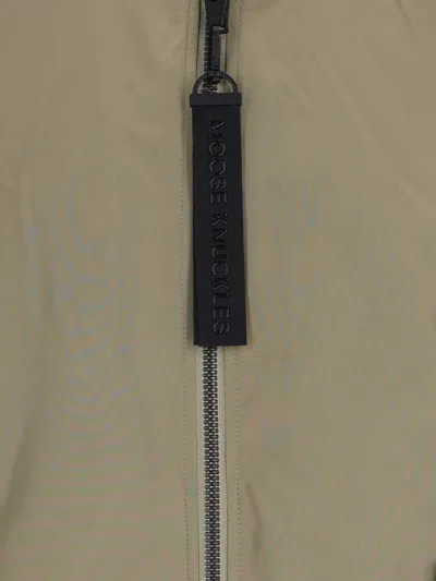 Moose Knuckles Courville Bomber Jacket In Green