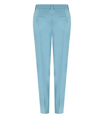 Shop Weekend Max Mara Gineceo Light Blue Trousers