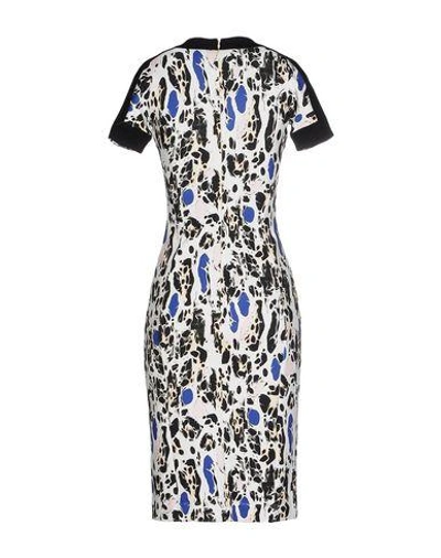 Shop Just Cavalli Knee-length Dresses In White