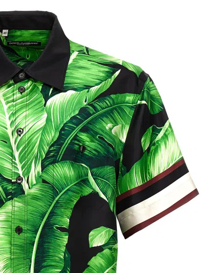 Shop Dolce & Gabbana 'banano' Shirt In Green