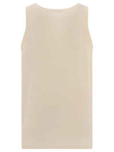 Shop Tom Ford Ribbed Tank Top In Beige