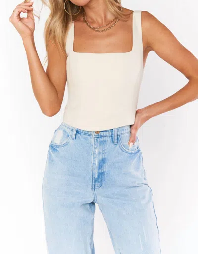 Shop Show Me Your Mumu The Corset Top In Off White In Beige