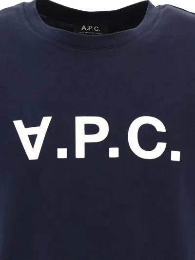 Shop Apc A.p.c. "vpc" T-shirt In Blue