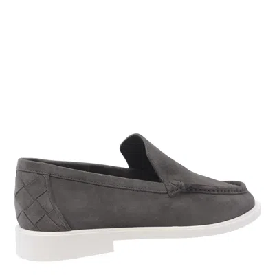 Shop Bottega Veneta Flat Shoes In Grey