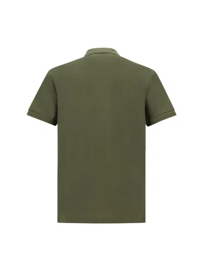 Shop Burberry T-shirts In Olive