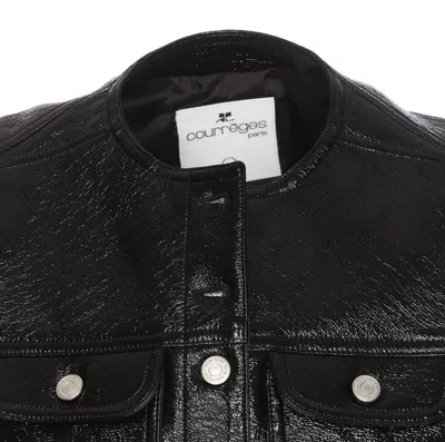Shop Courrèges Courreges Jackets In Black