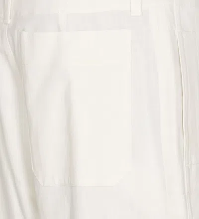 Shop Lemaire Trousers In White