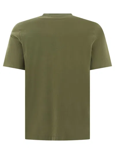 Shop Maison Kitsuné "chillax Fox" T-shirt In Green