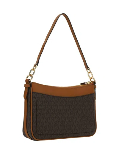 Shop Michael Kors Handbags In Brn/acorn