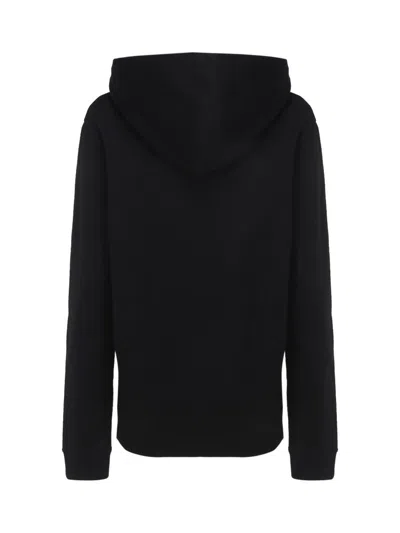 Shop Saint Laurent Sweatshirts In Noir/blanc