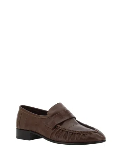 Shop The Row Loafers In Light Brown