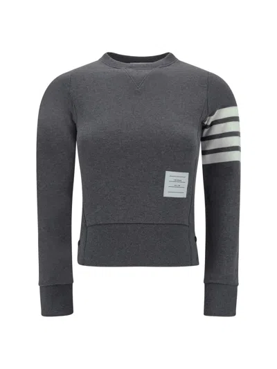 Shop Thom Browne Sweatshirts In Dark Grey