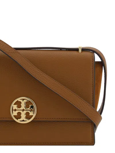 Shop Tory Burch Shoulder Bags In Forest Brown
